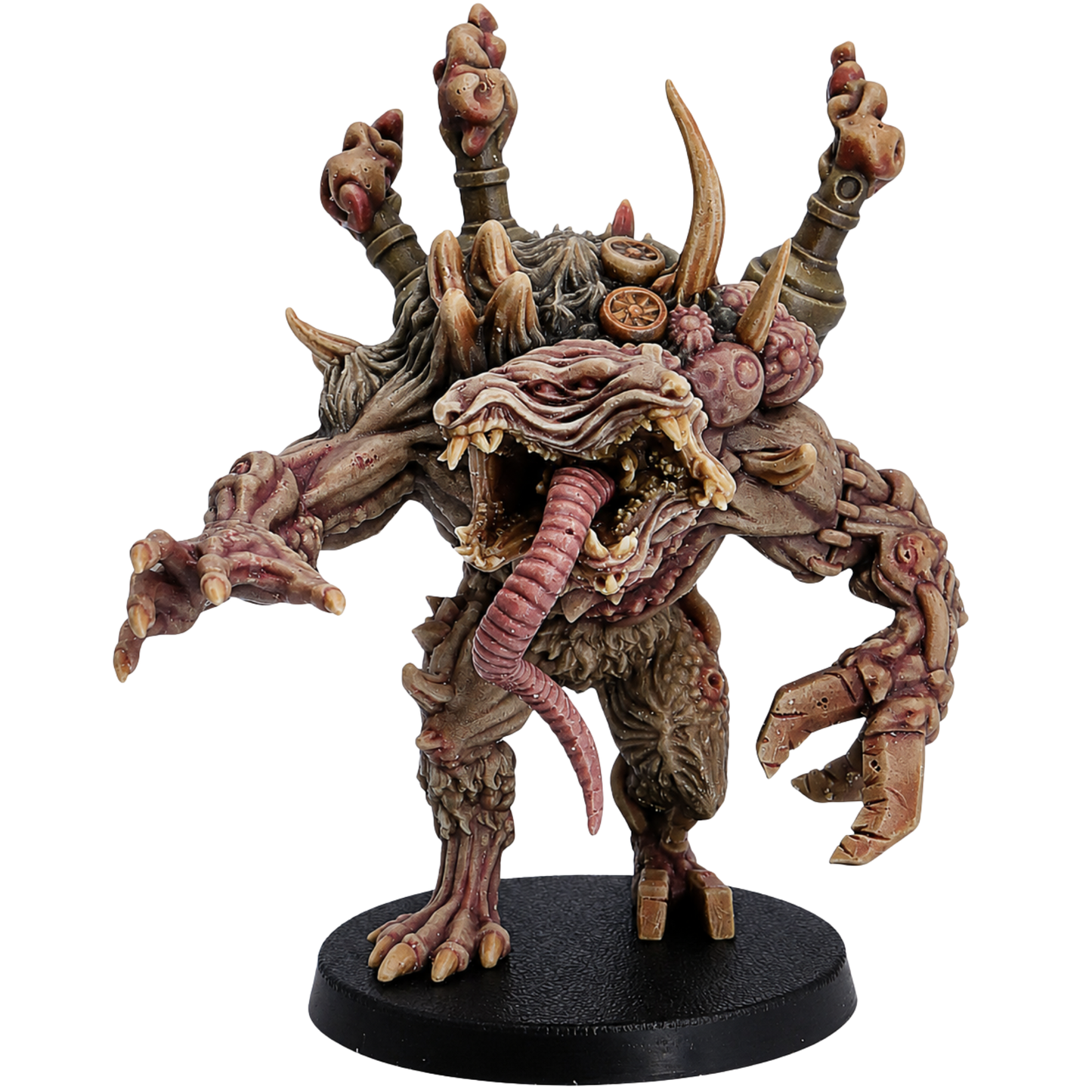 Mutant Ratmen Brute Miniature | 1 Rat Monster Figure | 32mm RPG Enemy | Resin Warfare