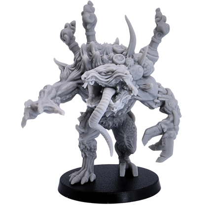 Mutant Ratmen Brute Miniature | 1 Rat Monster Figure | 32mm RPG Enemy | Resin Warfare