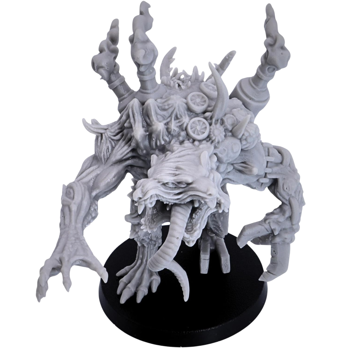 Mutant Ratmen Brute Miniature | 1 Rat Monster Figure | 32mm RPG Enemy | Resin Warfare