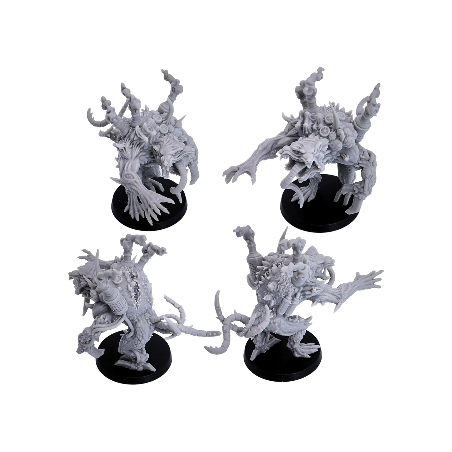 Mutant Ratmen Brute Miniature | 1 Rat Monster Figure | 32mm RPG Enemy | Resin Warfare