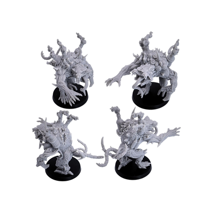 Mutant Ratmen Brute Miniature | 1 Rat Monster Figure | 32mm RPG Enemy | Resin Warfare