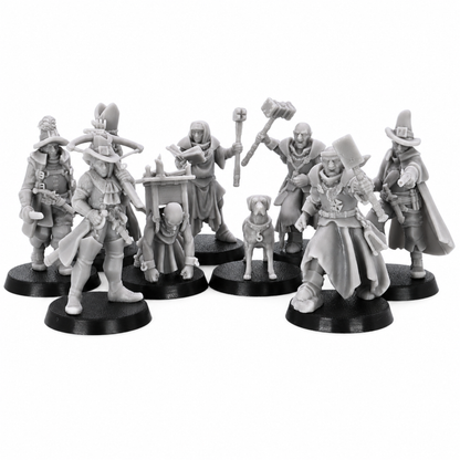 Inquisitor Band (32mm Scale Miniatures) | Highlands Miniatures
