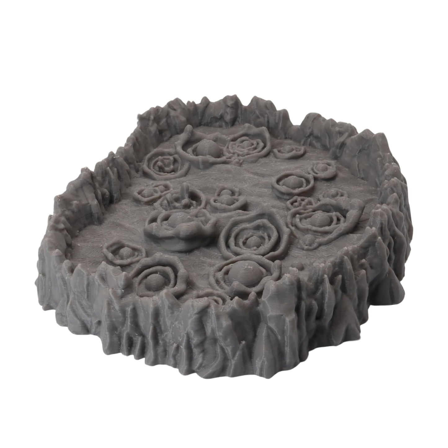 Large Bubbling Pit terrain piece with rocky walls and bubbling pool details