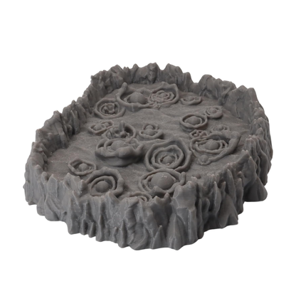 Large Bubbling Pit terrain piece with rocky walls and bubbling pool details