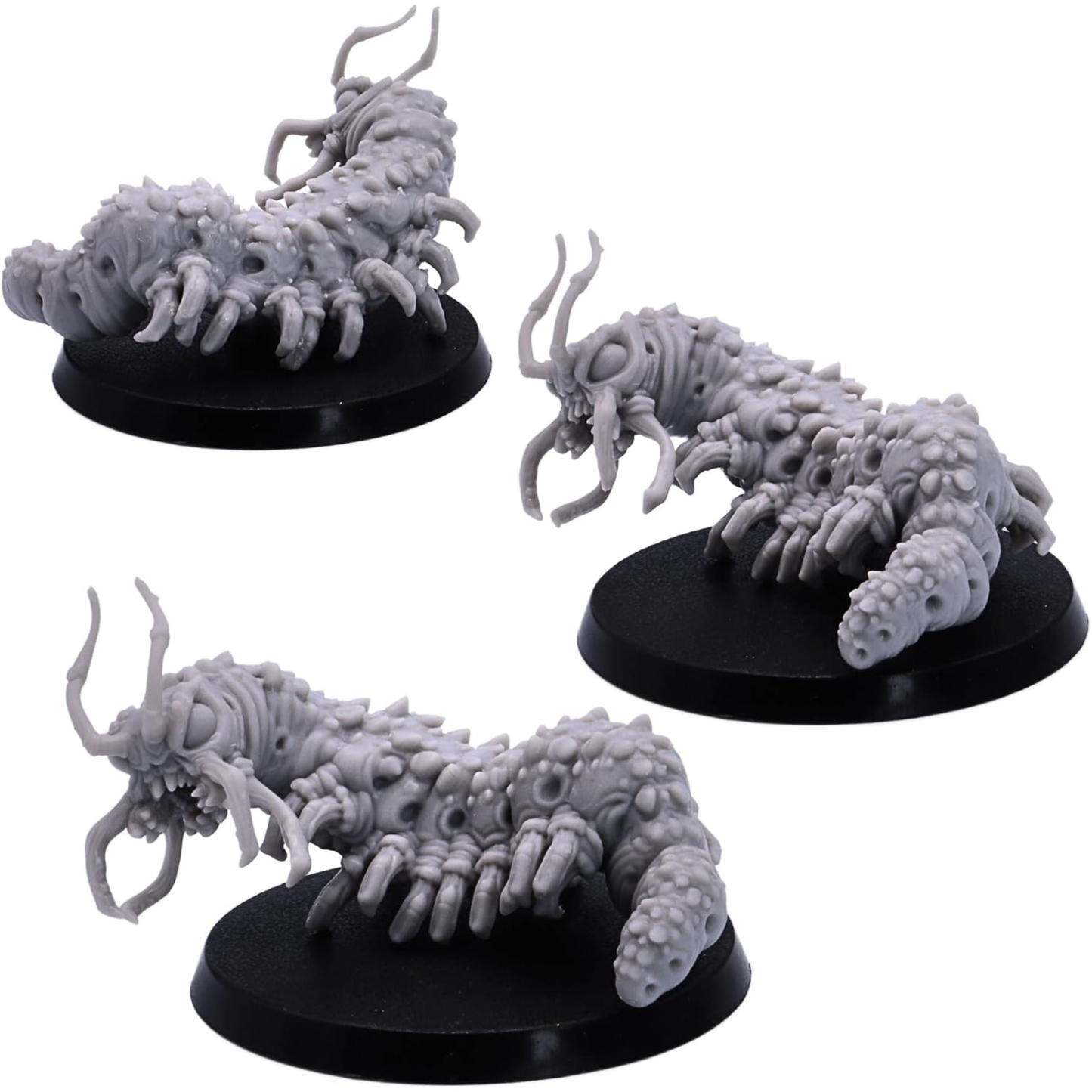 Carrion Bug monster with elongated segmented body antennae and multiple legs