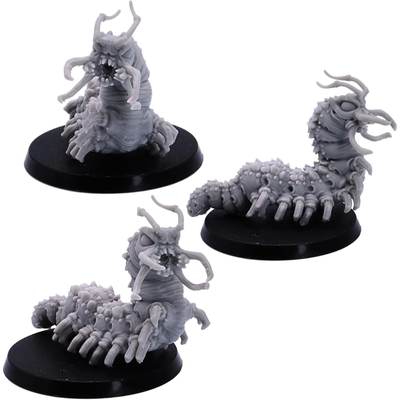 Upright Carrion Bug fantasy monster with open mouth antennae and grotesque body details