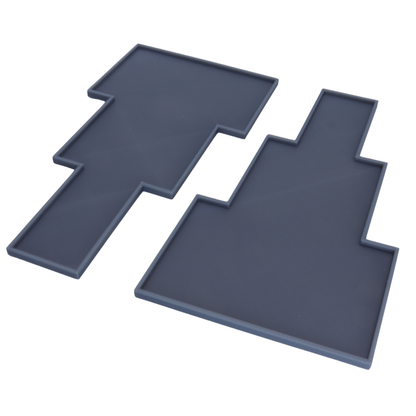 Set of two cavalry lance formation movement trays by Forged Terrain for 30x60mm rectangular bases.