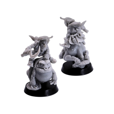 Mounted Frog Riders unit suitable for fantasy armies, skirmish games and RPG encounters.