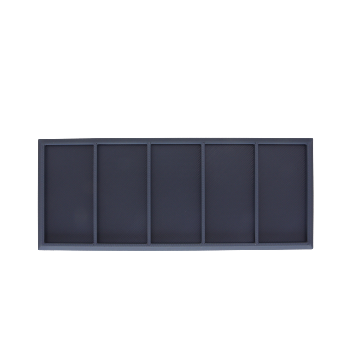 Single Heavy Cavalry Movement Tray with five spaces designed to fit 60x30mm rectangular bases.