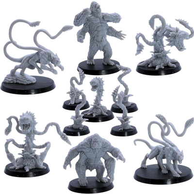 Complete collection of jungle monsters including Girallons, carnivorous plants and Phase Panthers.