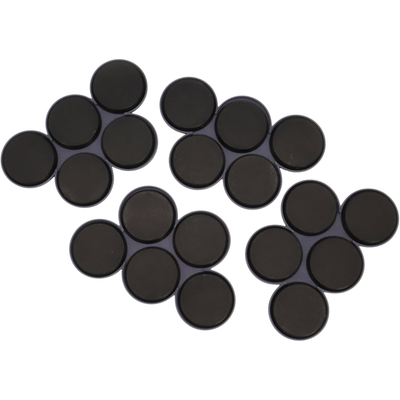 Four movement trays shown fitted with five 32mm round miniature bases in each formation.