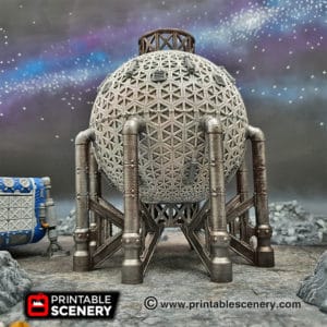 Fuel Reservoir Sci Fi Scenery
