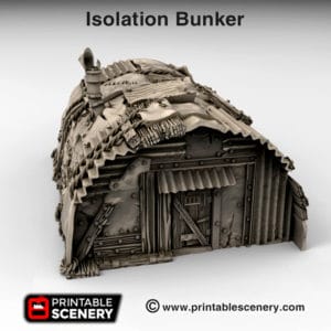Unpainted Building for Sci Fi Setting