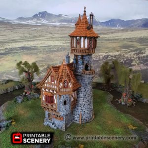 Sorcerer’s Tower Miniature Model