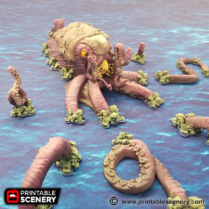 The Kraken Sea Monster Model