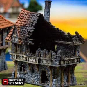 The Ruined Port House Scenery