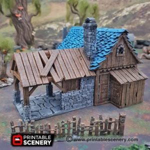 Winterdale Blacksmith Miniature Terrain