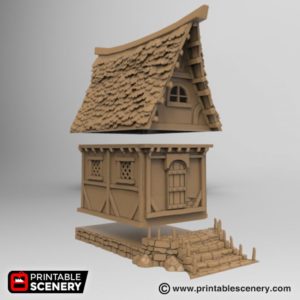 Winterdale Cottage Miniature Model