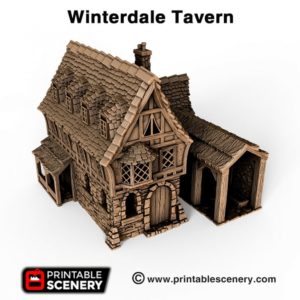 Winterdale Tavern Miniature Building