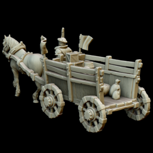 Gold Wagon Historic Miniature
