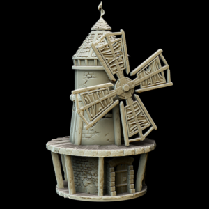 Medieval Windmill Miniature