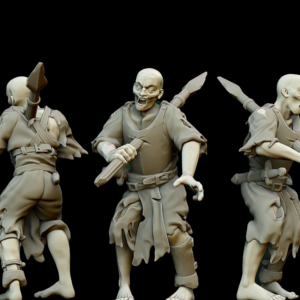 Zombie Warriors Miniature Models