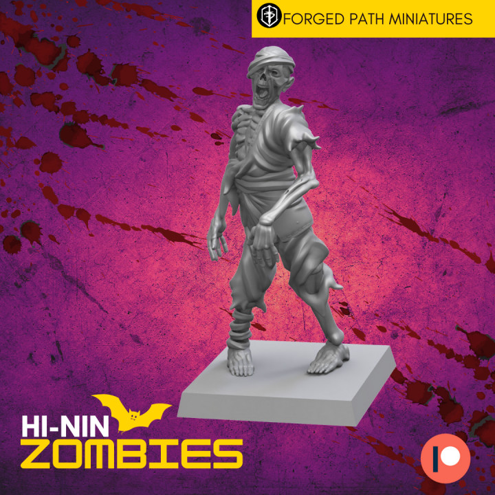Hi-Nin Skeleton Zombie Warrior bundle pack