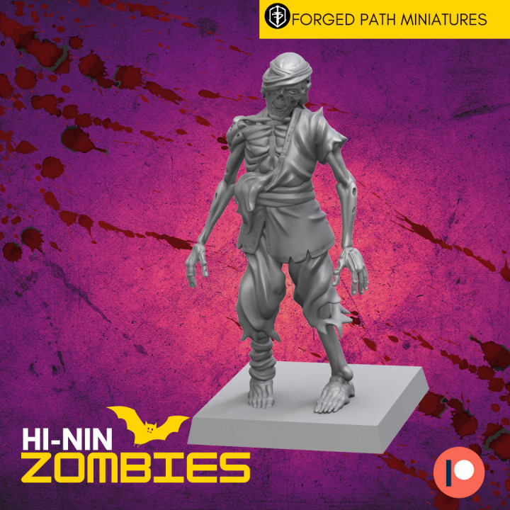 Hi-Nin Skeleton Zombie Warrior