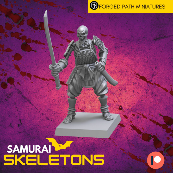 Japanese Samurai Skeleton