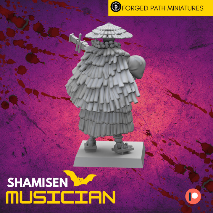 Undead Skeleton Shamisen Musician