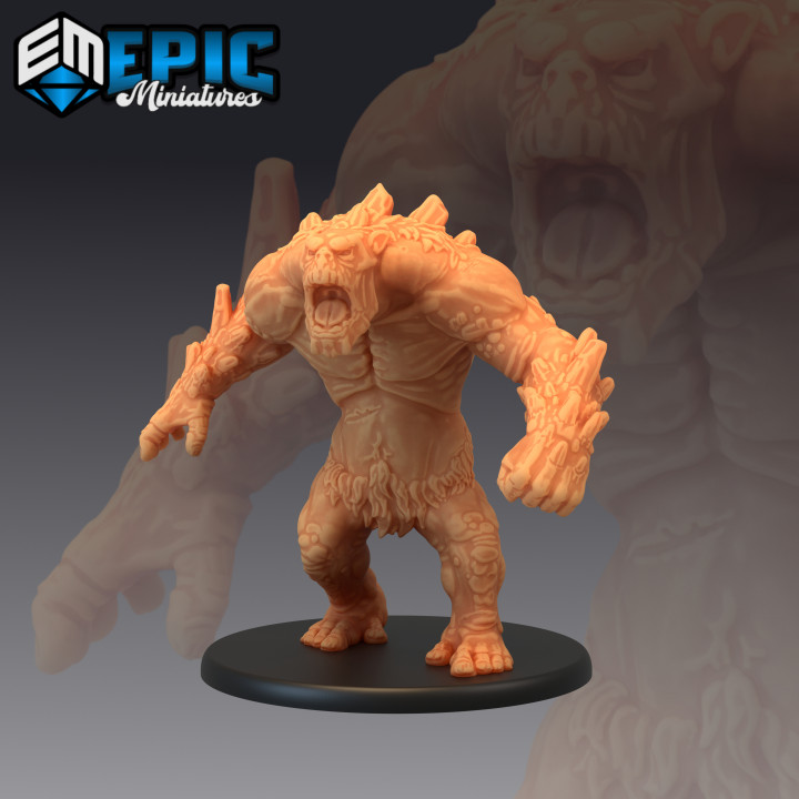 Are you intimidated in Mountain Troll Intimidating miniature, made by epic miniature