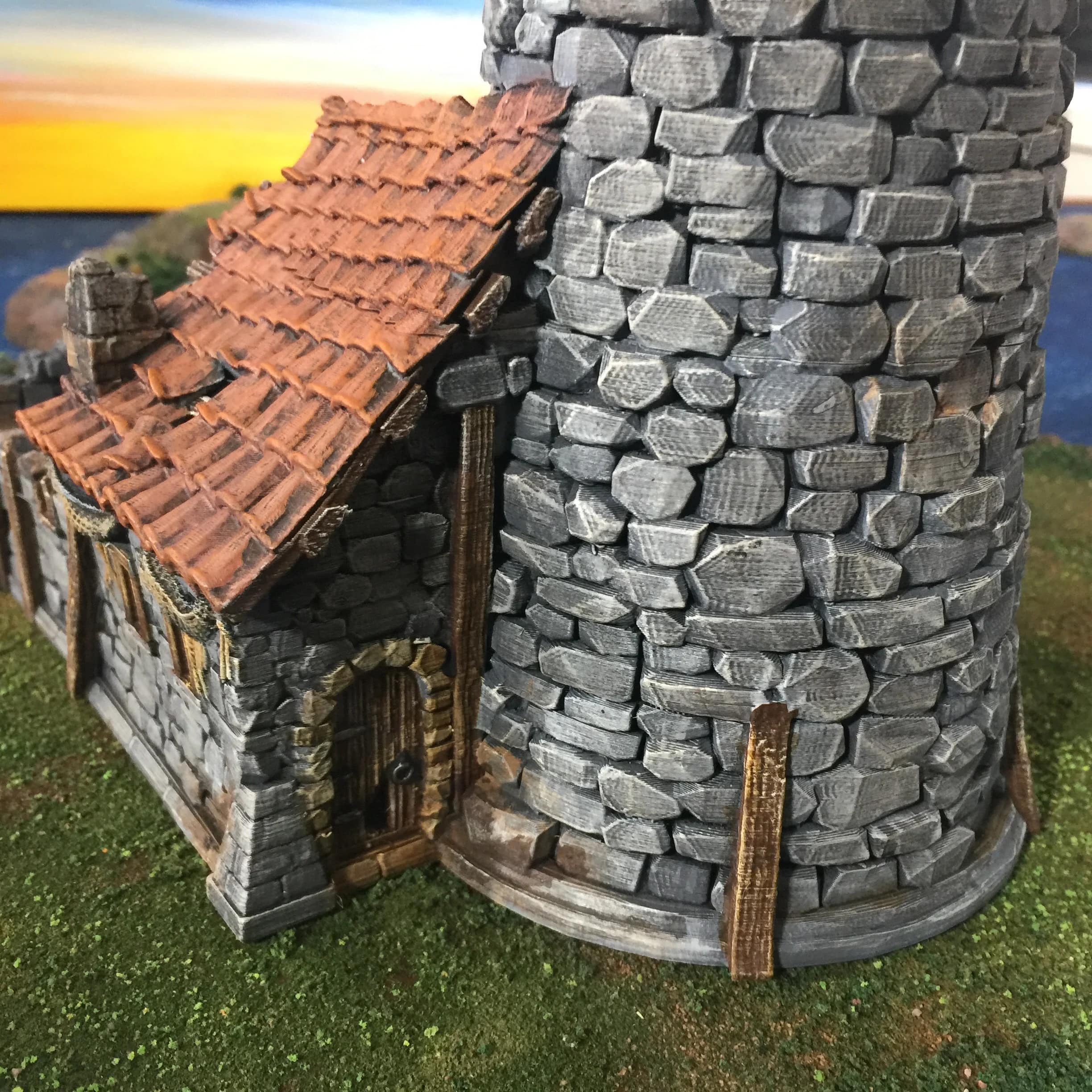 Ruined Lighthouse Scatter Terrain Model