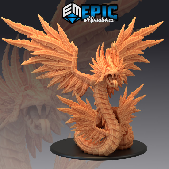 Snake goddness Winged Serpent is a Cheap tabletop miniatures but best miniature in tabletop gaming world