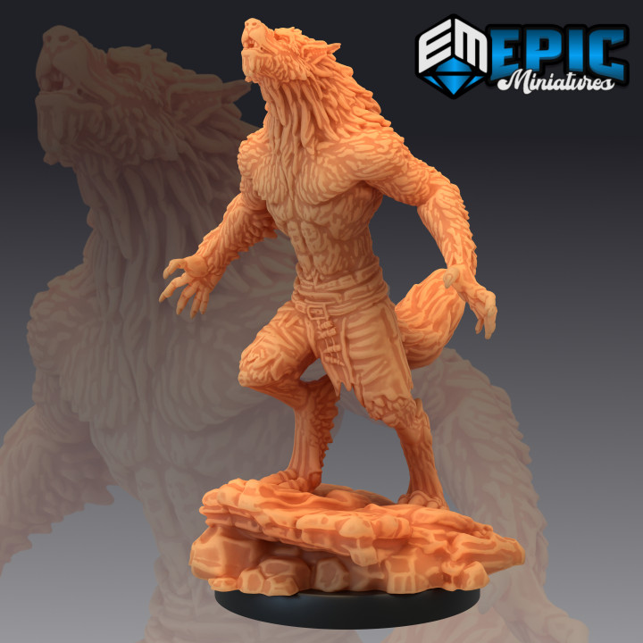 dungeons and dragons miniatures for sale, Werewolf Howling