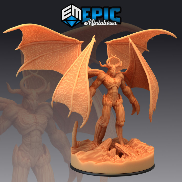 abaddon lord of hell dungeons and dragons miniatures for sale is made by epic miniature that is highly recommended.