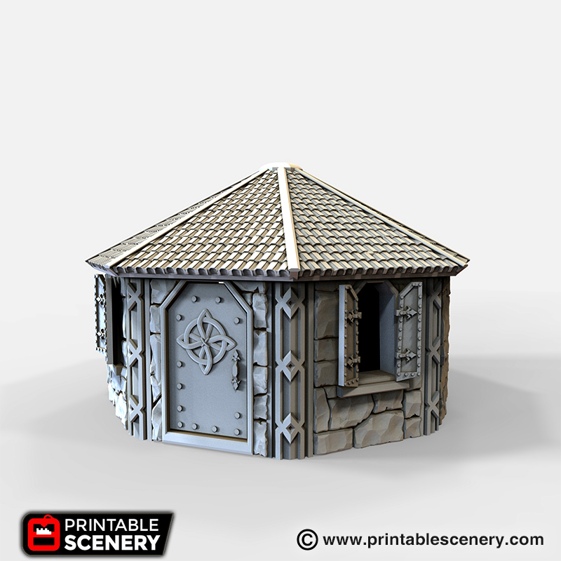 Dwarven House Miniature
