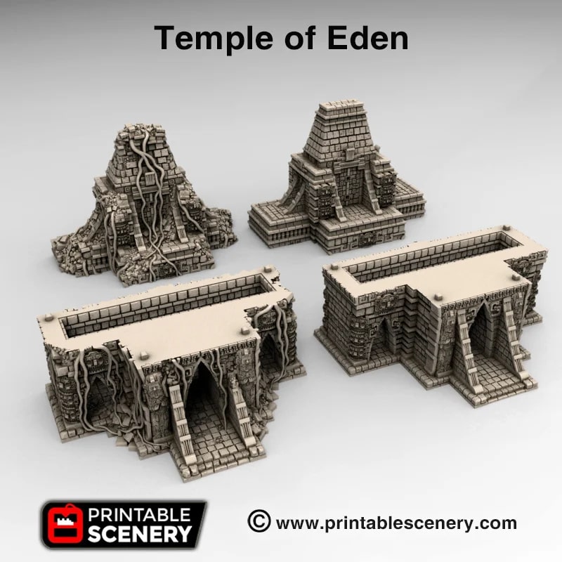 Temple of Eden Miniature Terrain