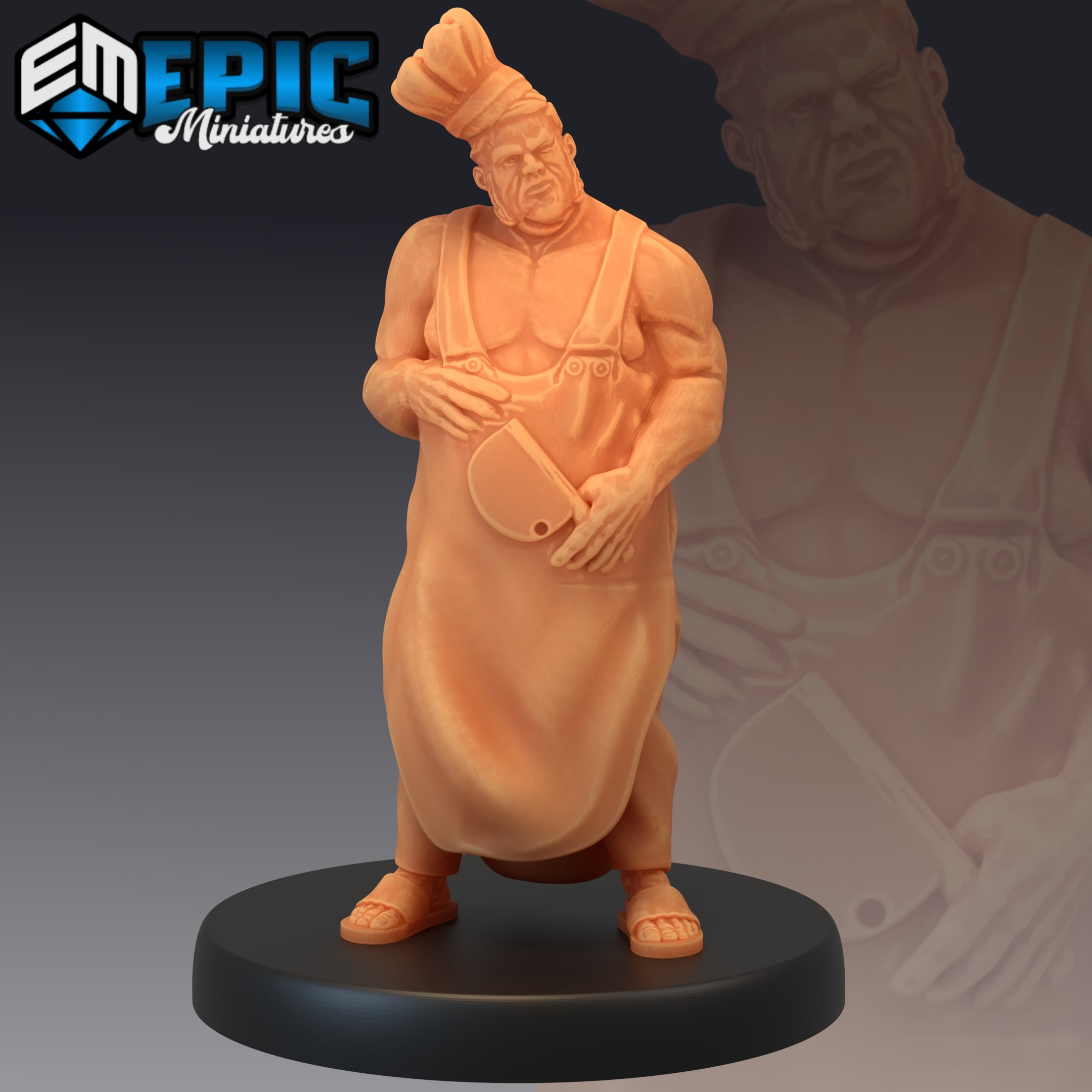 Human characters designed by epic miniatures