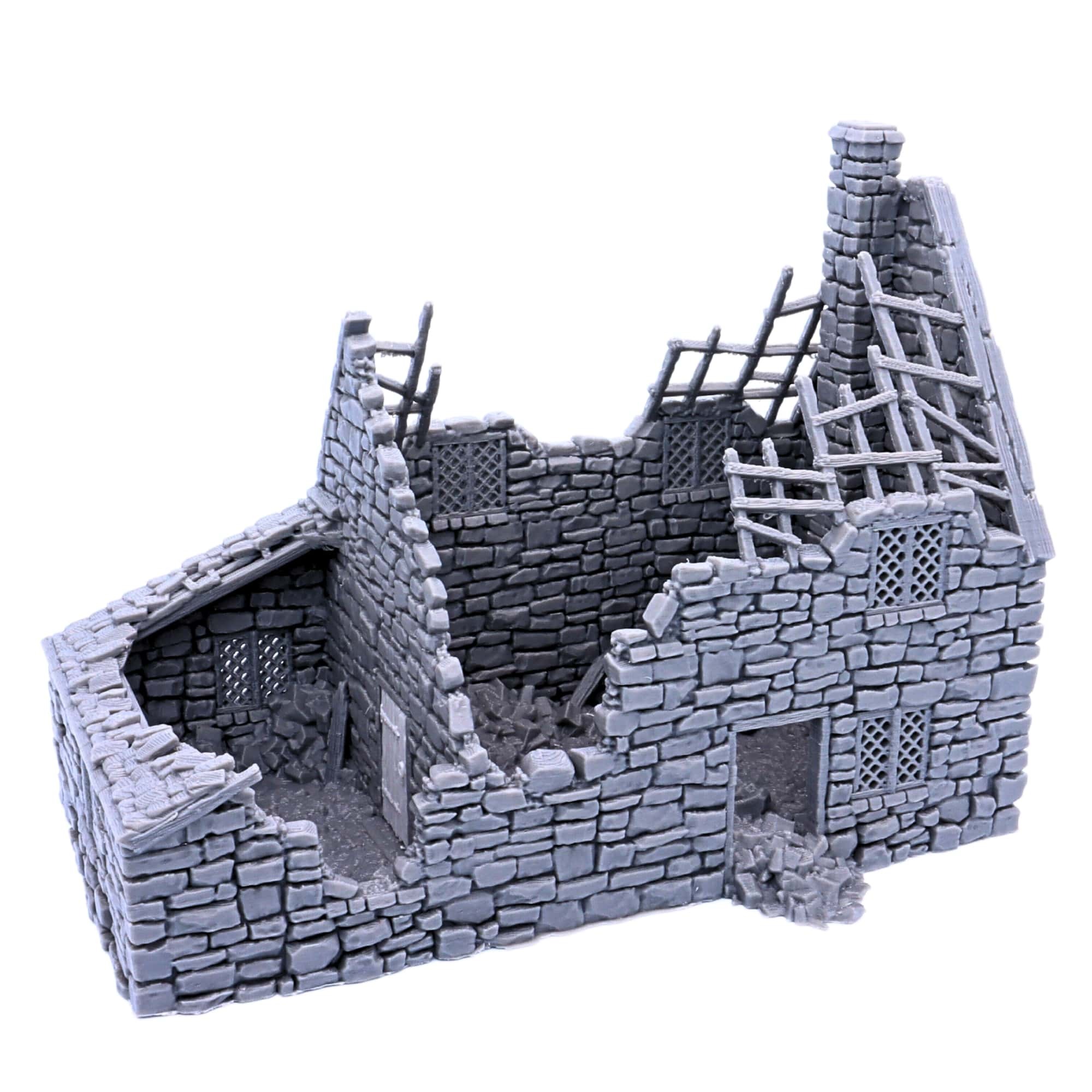 Ruined Crow Cottage Miniature