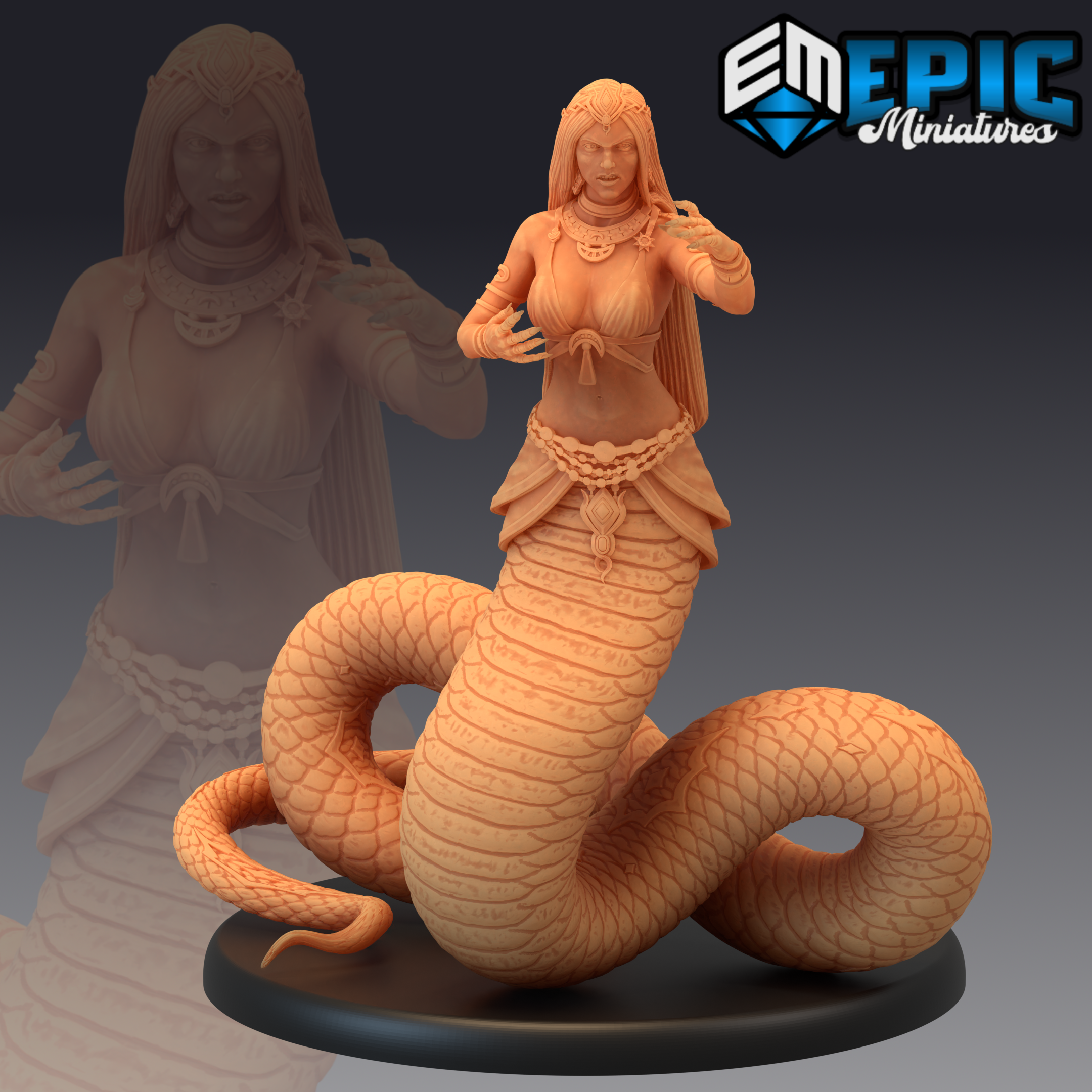 Lamia Snake Women Miniatures