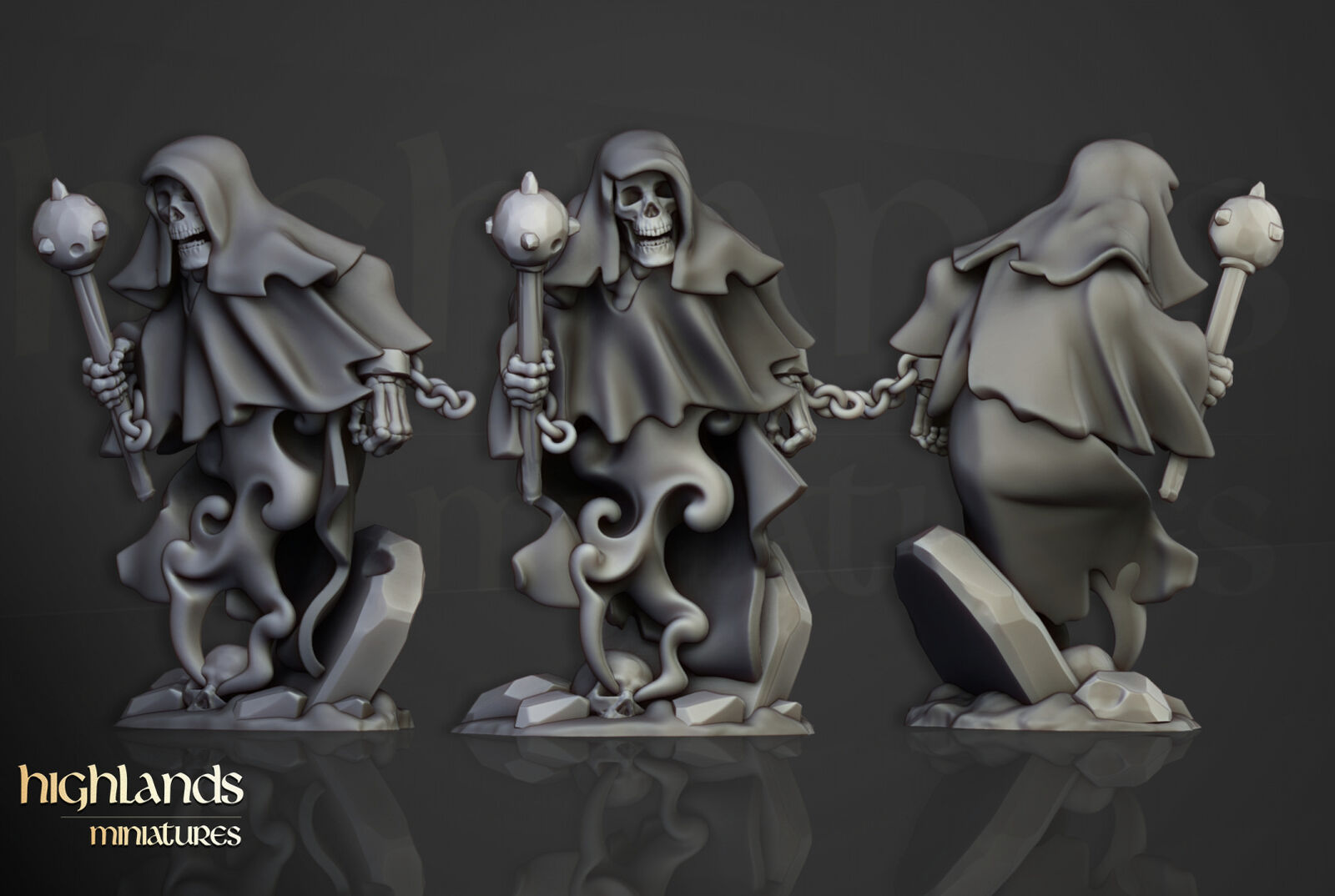 Undead Miniatures designed by Highlands miniatures for Tabletop Wargaming