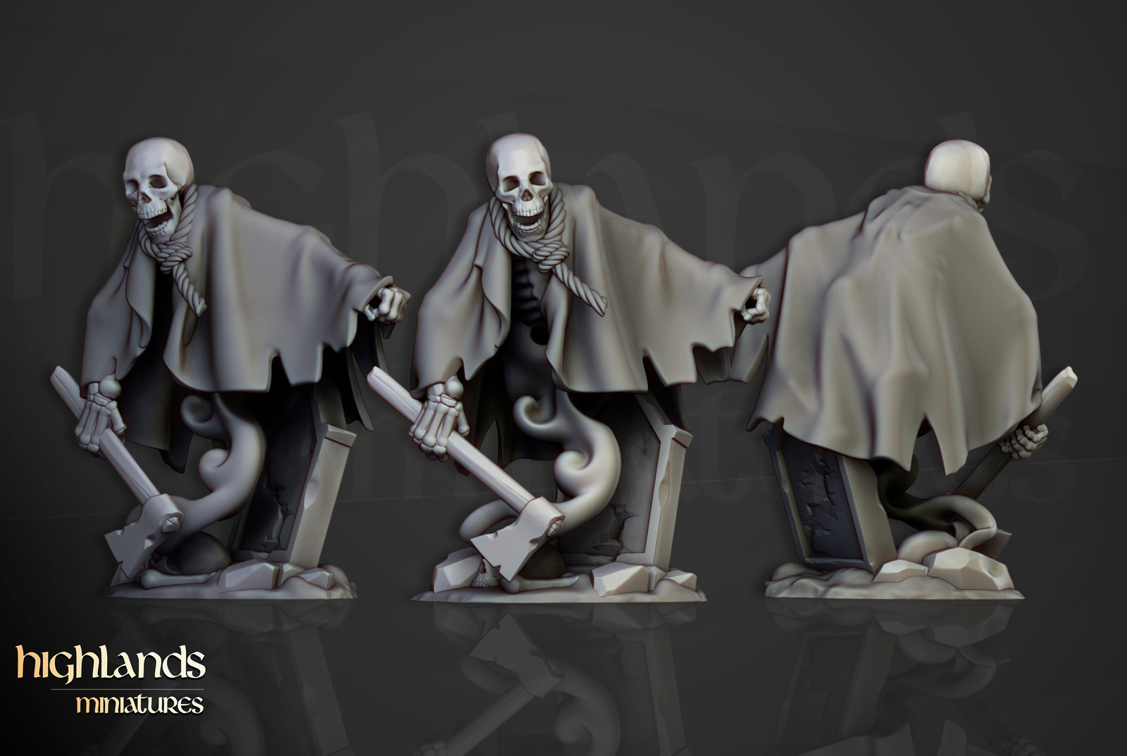 Undead Miniatures designed by Highlands miniatures for Tabletop Wargaming
