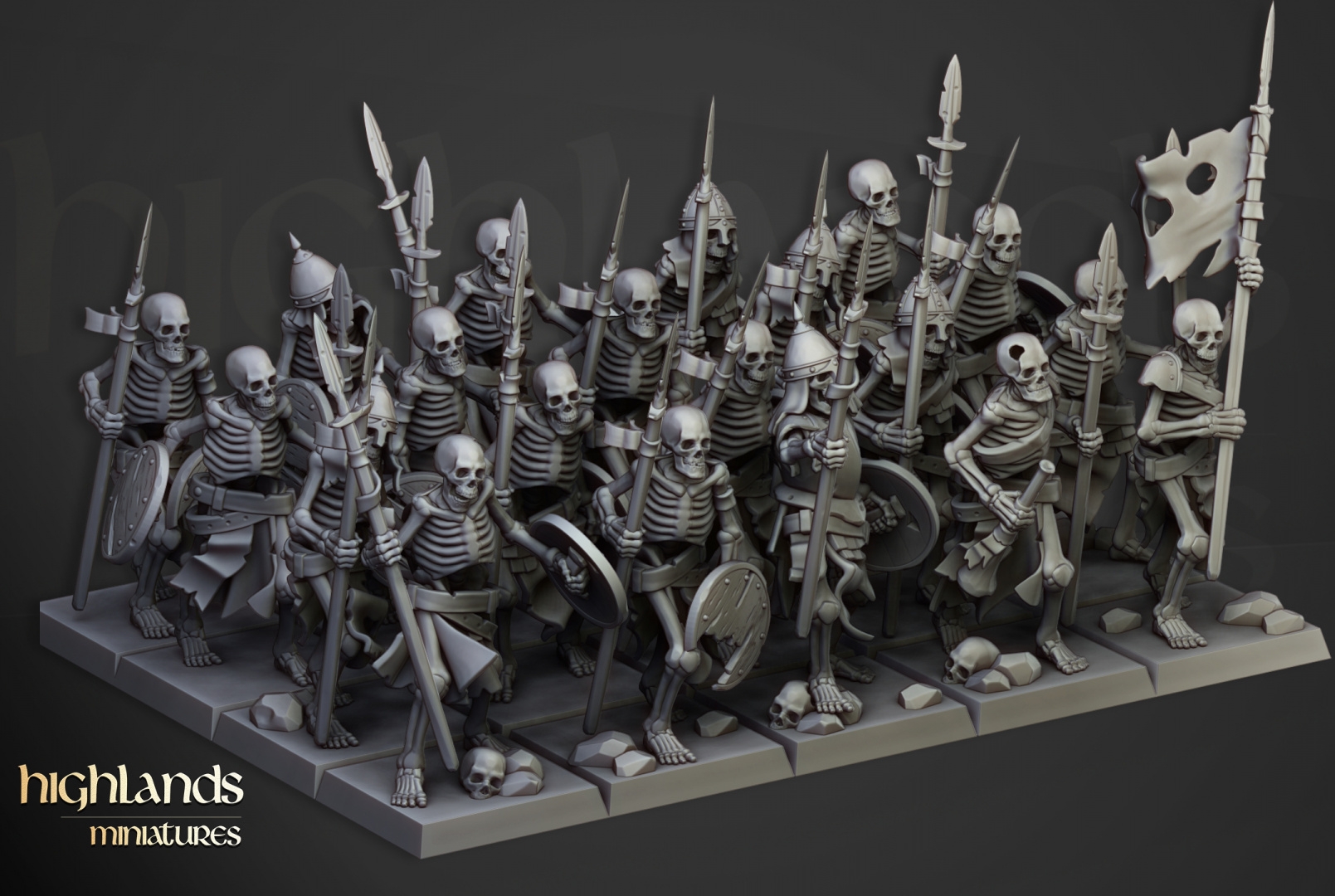 Skeleton Warriors Unit Miniature
