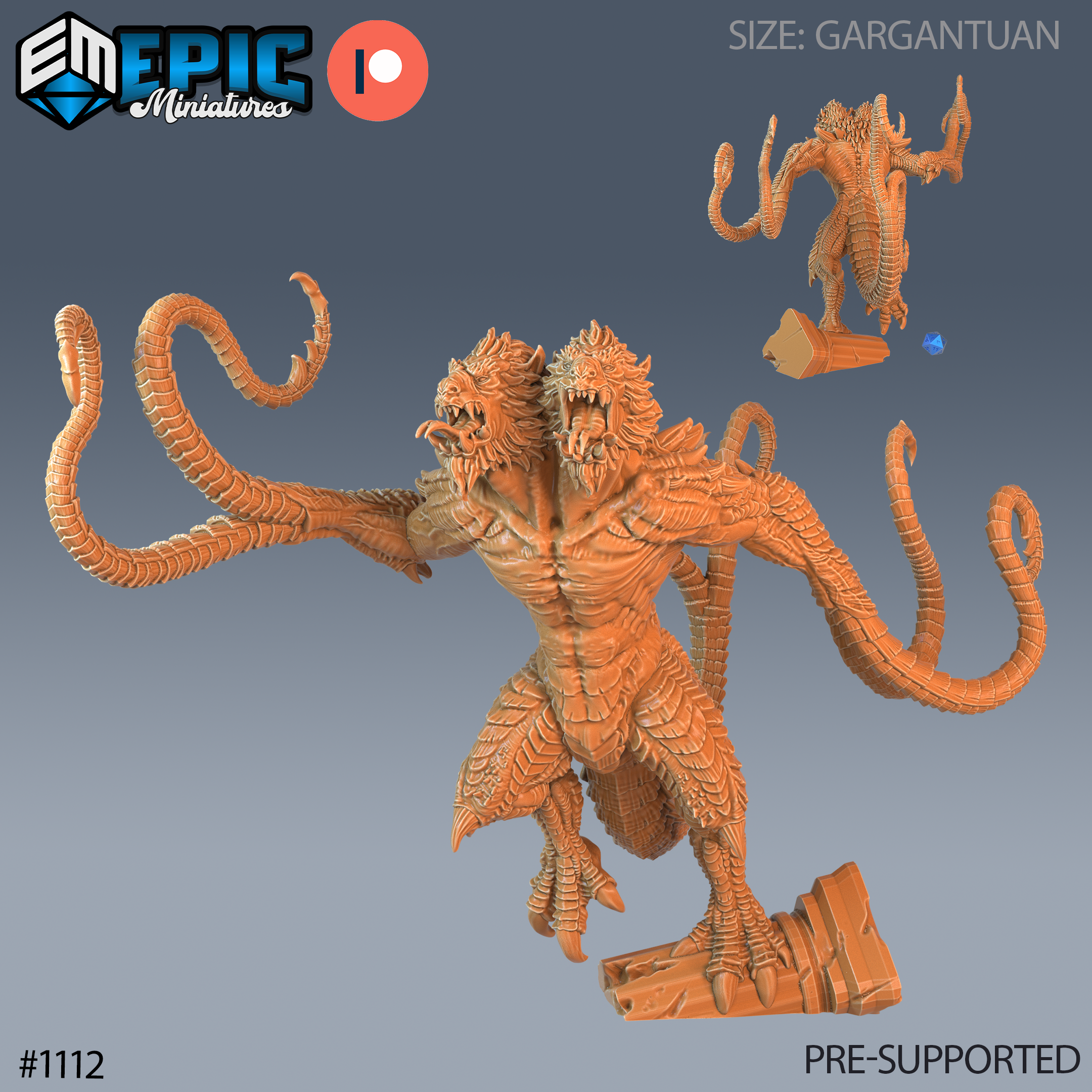Humanoid Octopus Miniatures Designed by Epic Miniatures