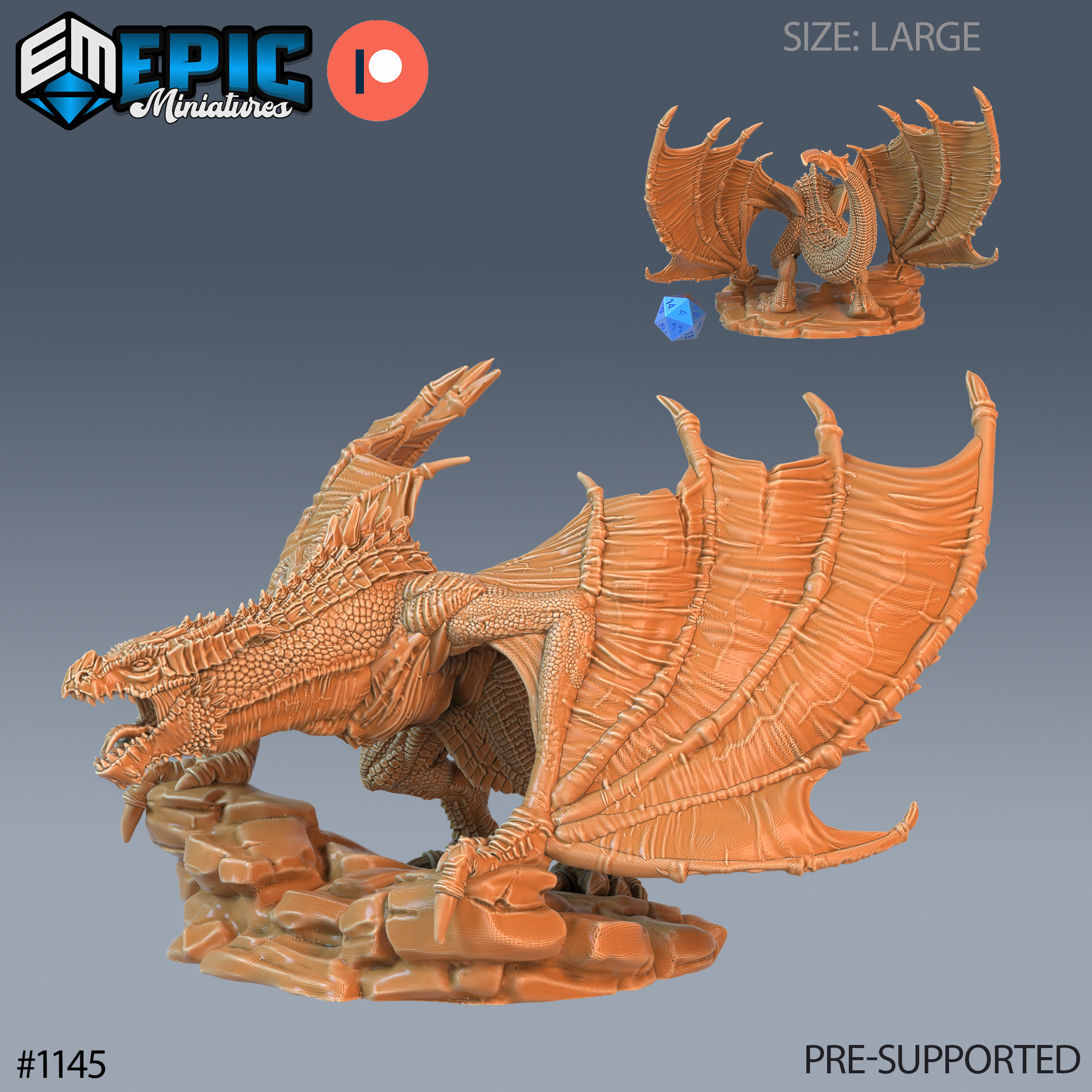 Wargaming Winged Boss Designed by Epic Miniatures