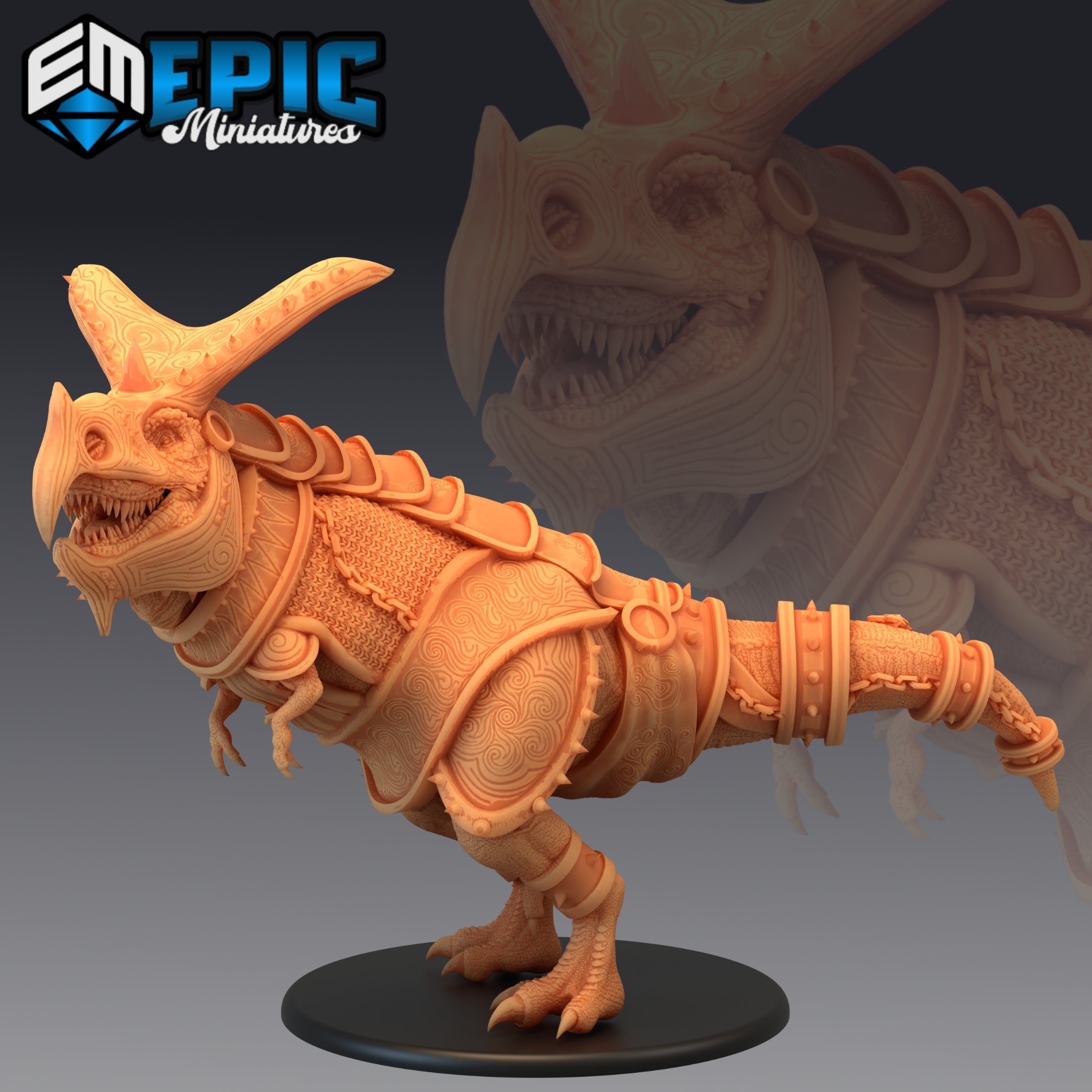 Old Age Animal Dinosaur designed by Epic Miniatures