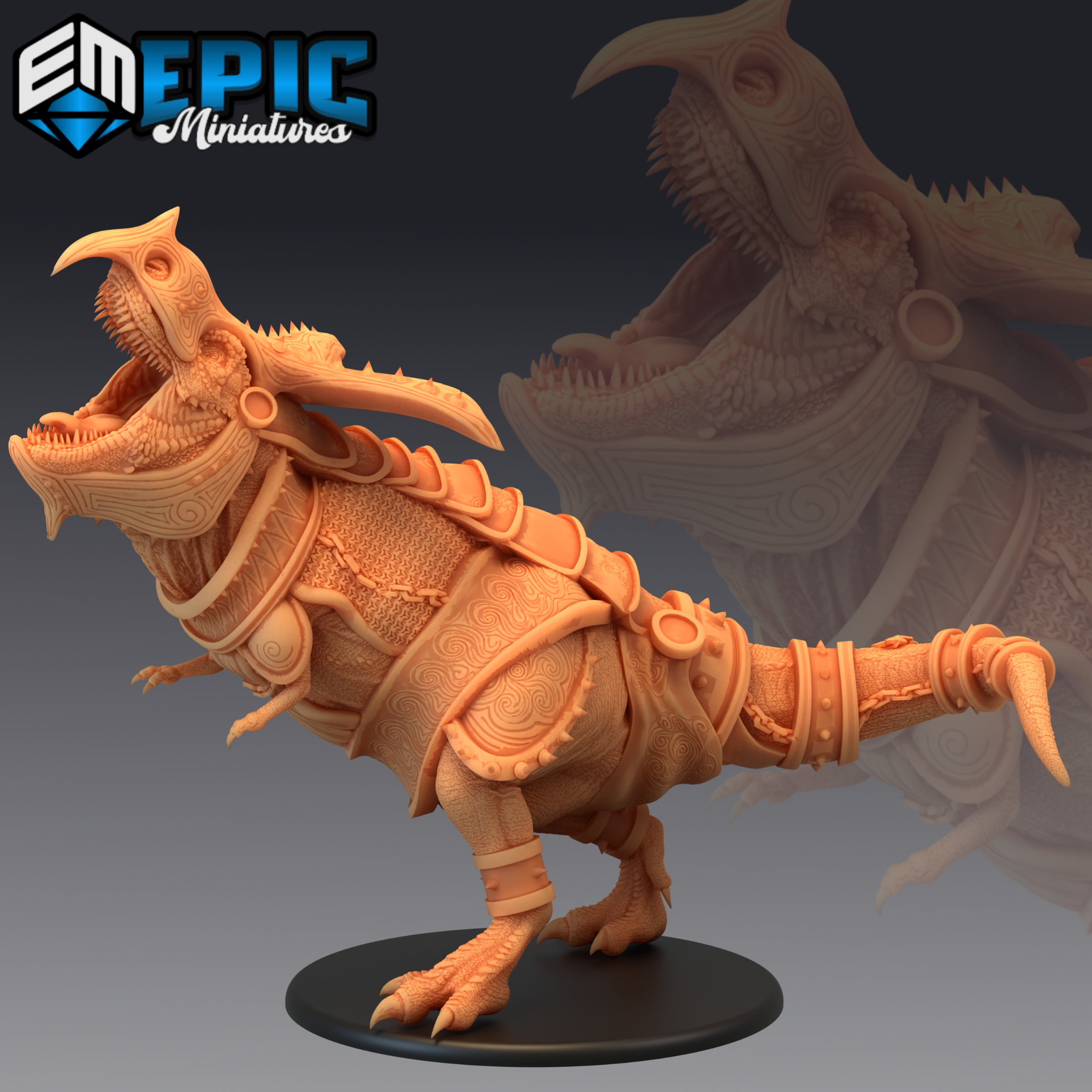 Old Age Animal Dinosaur designed by Epic Miniatures
