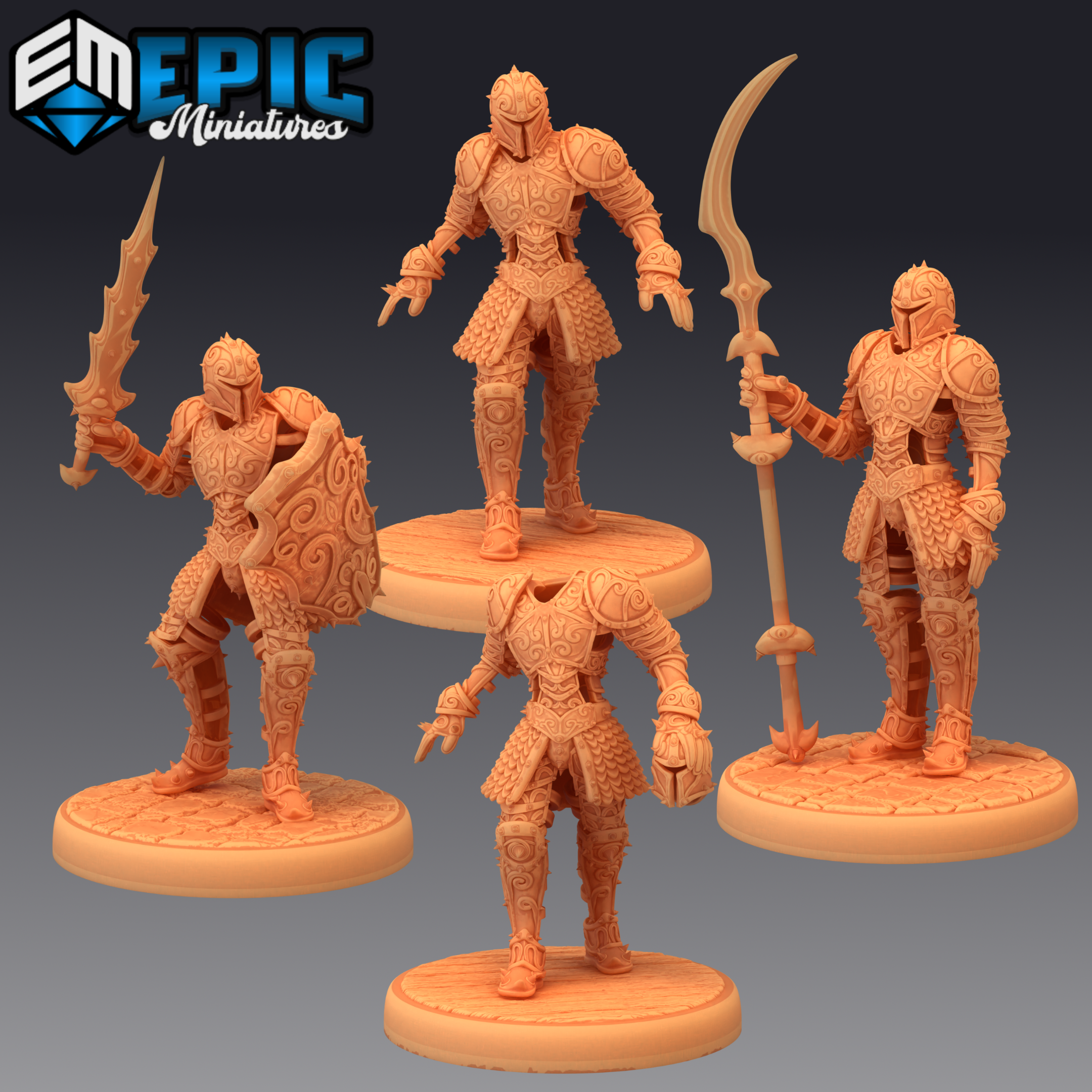 Wargaming Cursed Soldier designed by Epic Miniatures