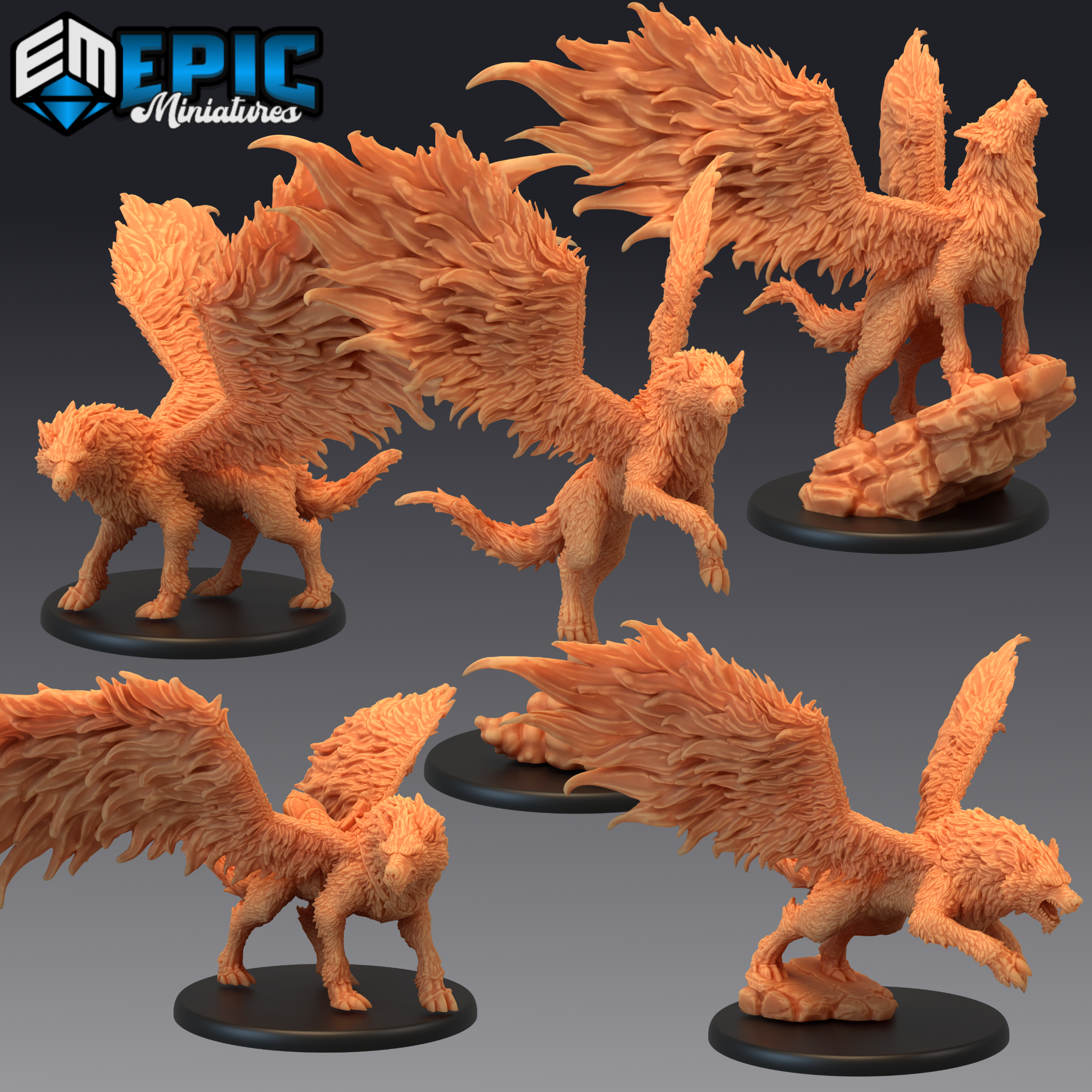 Winged Wolf Fantasy Miniatures
